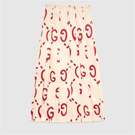 gucci inspired skirt set|gucci swan skirt.